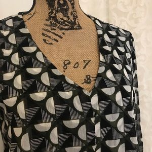 Alfani Tops - Alfani geometric design sheer tunic Alfani Tops - Alfani geometric design sheer tunic